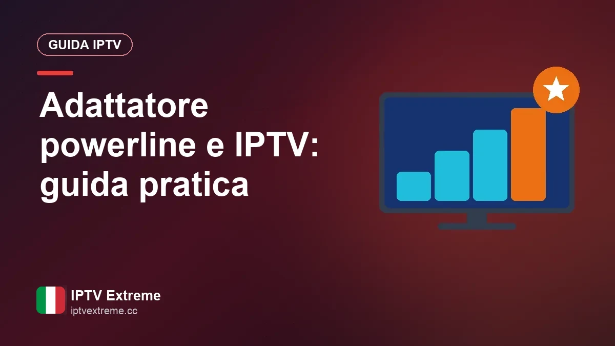 Adattatore powerline in una presa a muro collegato al televisore